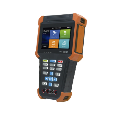 Tester de Video Profesional | Pantalla 4" Touch | Ideal para Cámaras IP/ HD (TVI, CVI, AHD y CVBS) | 4K | H.265/H.264 | PoE | WiFi | Cable Tester | Multímetro Digital | Todo en Uno para tu CCTV. | EPMONTVI4KLITE