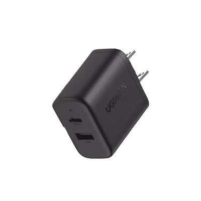 Cargador Rápido de 2 Puertos 20W Negro | 45303