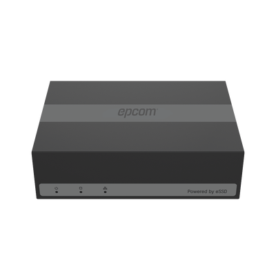 (SSD) DVR 4 Megapíxel Lite / 4 Canales TurboHD + 1 Canal IP / 15 Días de Grabación / Unidad de Estado Solido Incluido / H.265+ / Acusense Lite (Evita Falsas Alarmas) / Diseño Ultra Compacto / Extra Silencioso / eSSD de 480 GB | EXQ04TURBO