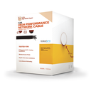 Bobina de Cable de 152.5 Metros (500 Pies) Cat6+ Calibre 23 Alto Desempeño, Super Flexible, UL, Color Azul, para Aplicaciones de Video Vigilancia, HD, y Redes de Datos. Uso Interior. | PRO-CAT-6-PLUS/500