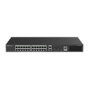 Switch Smart PoE con 24 puertos Gigabit PoE 802.3af/at + 2 SFP para fibra 1Gb, gestión gratuita desde la nube, 370w | RG-ES228GS-P