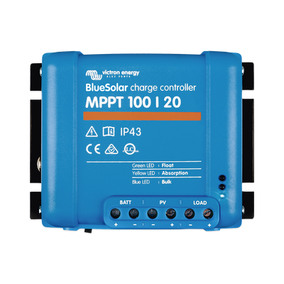 BlueSolar MPPT 100/20. Controlador Solar MPPT 20A, Voltaje Selección Automática: 12/24/48 Vcc. | BSMPPT100/20