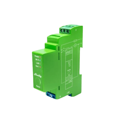 Relevador / Contacto Seco / Interruptor WIFI/ Industrial y residencial inteligente / Hasta 16A / Soporta Google y Alexa / Nube P2P y control Local / 1 canal y puerto ethernet | SHELLYPRODIMMER1PM