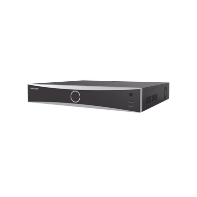 NVR 32 Megapíxel (8K) / 16 Canales IP / 16 Puertos PoE+ / ACUSENSE / ANPR / Conteo de Personas / Reconocimiento Facial  / 4 Bahías de Disco Duro / Soporta POS / Alarmas I/O | DS-7716NXI-I4/16P/S(E)