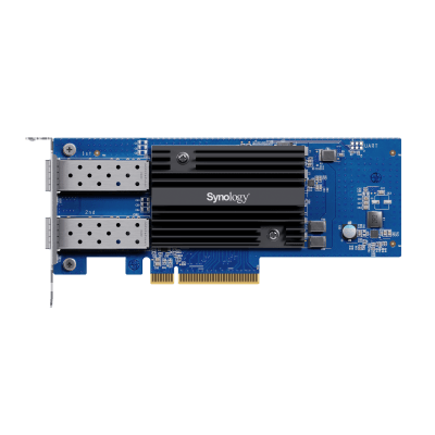 Adaptador de Red SFP+ de 10 GbE de Doble Puerto | Compatible con Synology | PCIe 3.0 x8 | Link Aggregation | Jumbo Frame 9 KB | Garantía de 5 Años. | E10G30-F2