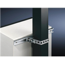 Juego de 2 Herrajes Metálicos para Fijación de Gabinetes Línea PST de 80 cm de ancho. Aplicable en Poste Cuadrado o Circular. | PST-WA-100