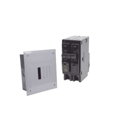 Kit Centro de Carga 4P para sobreponer con 2 Interruptores Térmicos de 2 Polos, 30Amp 120/240Vca 10kA. | KITC2Q430S