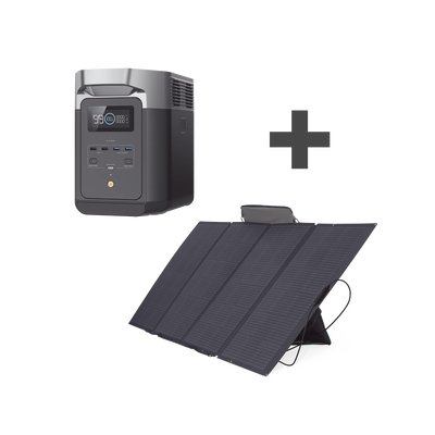 Kit de Estación de Energía Portátil 2048Wh + Panel Solar Flexible 400W | DLT2MAX-KIT