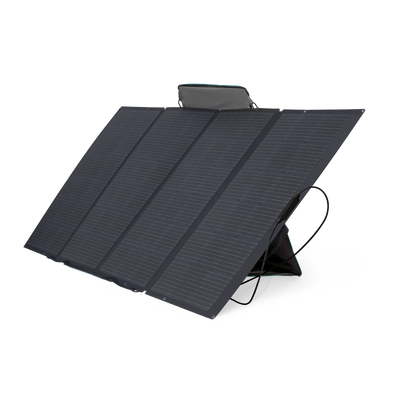 Módulo Solar Portátil y Flexible de 400W Recomendado para Estaciones Portátiles EFD330, EFD350 ó EFD500 / Ajuste de Ángulo / Carga Eficiente / Incluye Cable XT60 a MC4 | EF-FLEX-M400