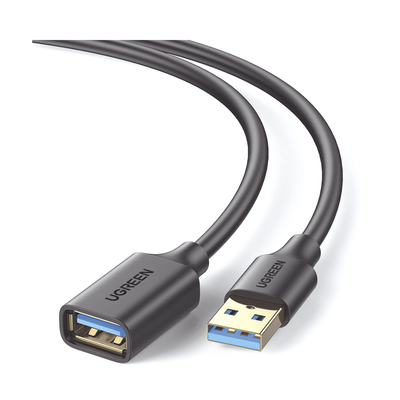 Cable Extensor USB 3.0 / 1 Metro / Macho-Hembra / 5 Gbps / Ultra Durabilidad / Núcleo de cobre estañado 28/22 AWG / Blindaje interior múltiple / Ideal para teclado, mouse , etc. | 10368
