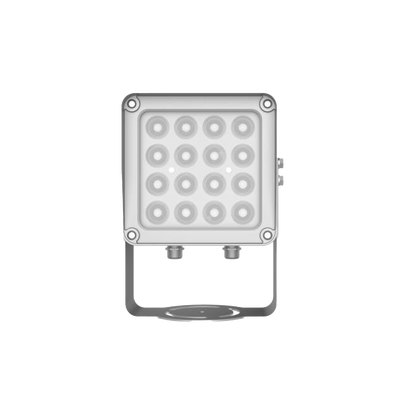 Lampara IR de Luz Continua / 16 Lámparas LED / Distancia Efectiva 16 a 25 metros / Cobertura 40° / Exterior IP66 | DS-TL2000CI/L3/E