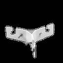 Bracket para Mástil para Sujeción de Retenida (Para mást. de 1" a 2" Diam. Ext.) | SLM-BR