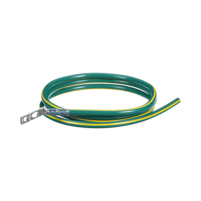 Kit de Jumper para Conexión de Gabinete o Rack de Telecomunicaciones a Barra de Tierra Física, 6 AWG, 1.52 m de Largo | RGCBNJ660PY