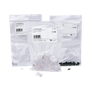 Plug RJ45 Cat6, Para Cable UTP Calibre 23 a 26 AWG, Chapado en Oro de 50 Micras, Bolsa con 50 Piezas | P6U-8-8