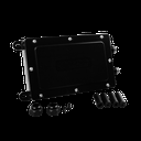 Cierre de Empalme Interior/Exterior para 12 Fusiones, IP68, 2 Puertos Laterales | DFE101