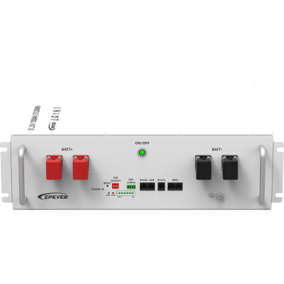 Batería de Litio LiFePO4 51.2Vcc, 5.12Kwh, 4UR | LFP100EP51.2V2