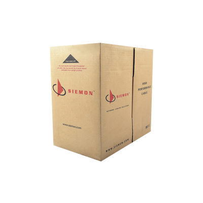 Bobina de Cable UTP Cat6, 23 AWG de 4 Pares, Alto Desempeño, PVC (CMR), 305 Metros (1000 Pies) Reelex (Color: Azul) | 9C6R4-E3-RXA