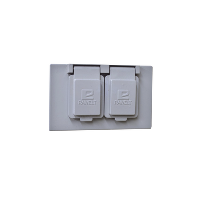 Tapa Dúplex Horizontal con Contratapa / Auto-cierre de aluminio Tipo RR / Placa Intemperie | TR-0611