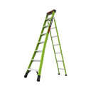 Escalera de Tijera 3 en 1 de 2.44 Metros, Fibra de Vidrio (SKU13908-001). Hecha en E.U.A. (Versión 2.0) | KING-KOMBO2-8IAAC