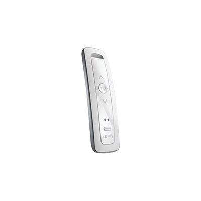 Control remoto 2 canales para motores de persiana Somfy con señal inalámbrica, instrucciones: sube, baja y detener, con posición favorita programada. | SITUO2RTSPURE