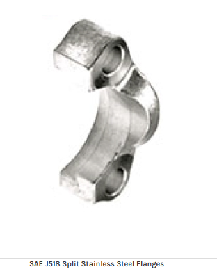 SSMEC JUEGO DE BRIDA BIPARTIDA DE 1" PARA 3000 PSI EN ACERO INOXIDABLE Mod: 16 SF-2.