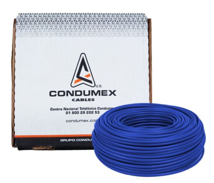SSMELE CABLE COBRE CAL.16 AZUL MASTER 100MTS