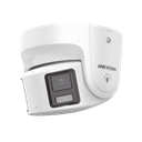 [PROTECCIÓN ACTIVA] Turret IP Panorámica 8 Megapixel / 180° / Imagen a Color 24/7 / PoE / WDR 130° / IP67 / ACUSENSE / Protección Activa (Luz Estroboscópica y Alarma Audible) / MicroSD | DS-2CD3387G2P-LSU/SL(C)