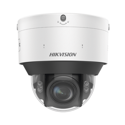 Domo IP 4 Megapixel / Lente Mot. 2.8 - 12 mm / Luz Dual (IR y Luz Blanca) / Reconocimiento Facial / Heat Map / ACUSENSE / Metadata / Micrófono Integrado / IK10 / IP67 / WDR 140 dB / DeepinView | IDS-2CD7547G0-XZHS