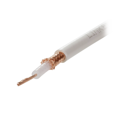 Carrete de 100 Metros (328.08 Pies) de Cable Tipo RG58AU, con Forro Blanco | LPRG58AU/100