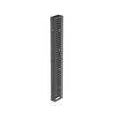 Organizador Vertical PatchRunner™, Sencillo (Solo Frontal), Para Rack Abierto de 45 Unidades, 6 in de Ancho, Color Negro | PR2VFD06