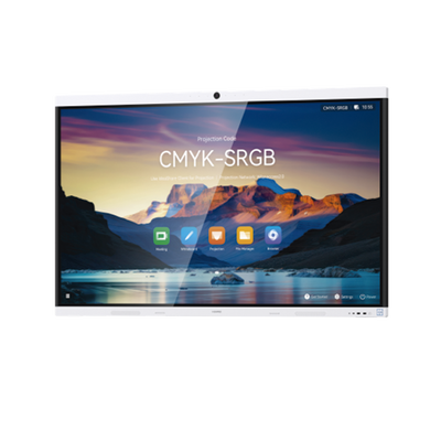 HUAWEI IdeaHub B3, Pantalla interactiva para Colaboración Inteligente, 65", 4K UHD, Harmony, Wi-Fi 6, Seguimiento de Voz, BYOM, Administración desde la Nube Gratis, blanco Jade | IHB3-65SA