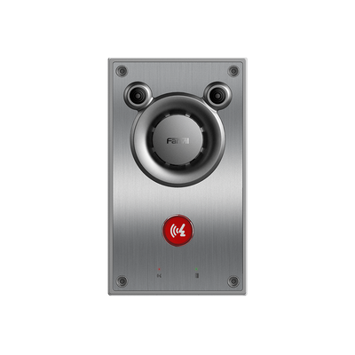 Intercomunicador IP de Emergencia / Altavoz 10W / 2 Líneas SIP / IP66 e IK10 Anti-vandálico / PoE 802.3af / Doble Micrófono con Reducción de Ruido / -40°C a 70°C | A12F