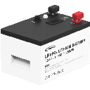 Batería de Litio LiFePO4 12.8Vcc, 100Ah, 1.28KwH, Pantalla LCD para Monitoreo Local, Carcasa Metálica | LFP100EP128V2