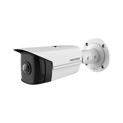 Bala IP 4 Megapixel / Serie PRO + / Panorámica 180° / 20 mts IR EXIR / WDR / Exterior IP67 / Vídeo Analíticos / PoE / Onvif | DS-2CD2T45G0P-I