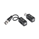 Kit de Transceptores (Baluns) con TERMINALES TIPO TORNILLO, Resolución 4K, Cable flexible COAXIAL Blindado  / COAXITRON / AUDIO POR COAXITRON / Menu OSD /Conector 100% COBRE / Calidad PREMIUM | TT-101-F-TURBO-S