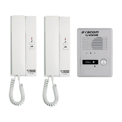 Kit de Audio Portero con 2 Auriculares y Frente de Calle | KDP-602-A/D