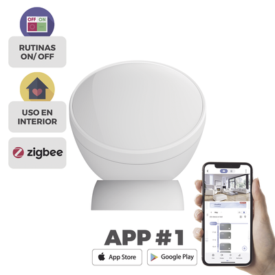 Sensor de Movimiento PIR Inteligente / Inalámbrico / Compatible con HUB CS-A3 / Cuenta con Inmunidad para Mascotas / Protocolo Zigbee | CS-T1C