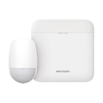 (AX PRO) KIT de Alarma AX PRO / Incluye: 1 Hub con batería de respaldo / 1 Sensor PIR / Wi-Fi / Compatible con Hik-Connect P2P | AXPRO-KIT-PIR