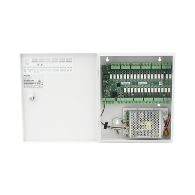 Controlador de Elevador IP Para 32 Pisos / Gestión 100% en la Nube / Interfaz Web / Pases Temporales desde App / Activación de Pisos desde App/ Wiegand / POE / 20,000 Tarjetas /100,000 Eventos / Compatible con Videoporteros Akuvox | EC33