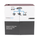 Bobina de Cable UTP 305 Metros (1000 Pies), Cat5e con Doble Forro, para Exterior, Climas Extremos, Color Negro | PRO-CAT-5-EXT-LITE-DJ