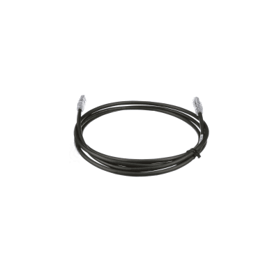Cable de Parcheo UTP, Cat6A, 24 AWG, CM, Color Negro, 15.24 Metros (50 Pies) | UTP6AX50BL