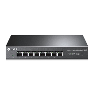 Switch Gigabit no administrable de 8 puertos 100 Mbps/ 1 Gbps/ 2.5 Gbps ideal para WiFi 6 | TL-SG108-M2