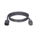 Cable de Alimentación Eléctrica Con Bloqueo de Seguridad, de IEC C14 a IEC C13, 1.8 Metros de Largo, Color Negro, Paquete de 10 Piezas | LPCA13-X