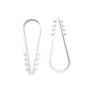 Bolsa con 100 clips sujetadores de plástico para cables de 19 a 25 mm. Ideales para instalaciones en pared, brindan sujeción firme y segura. | LPHOLD25