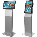 Montaje tipo Kiosko Para Pantallas Indoor Peerless-AV / Orientación Paisaje o Retrato / Base Plana Rectangular / Puertas Traseras con Seguridad / Gestión Interna de Cables / Compatible con Pantallas 15"-22"-32" / VESA 200x200 | KIP522-S