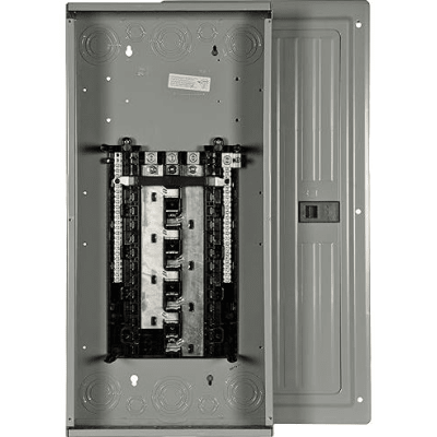 Centro de carga monofásico 1 Fase, 3 Hilos para interruptores QP, de 30 polos - 48 Circuitos, 120/240vca, Barras de aluminio 200 Amp, Nema 1, uso interior. Incluye tapa. | SN3048L1200