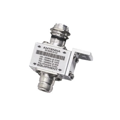 Protector Coaxial RF / 125-1000 MHz / 50 Ω / Conectores N Hembra / Bloqueo DC / 40 kA | IS-B50LN-C2
