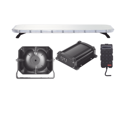Kit básico para equipamiento de unidades de Seguridad Pública con Sirena Mono-mando | X75RBASKITF