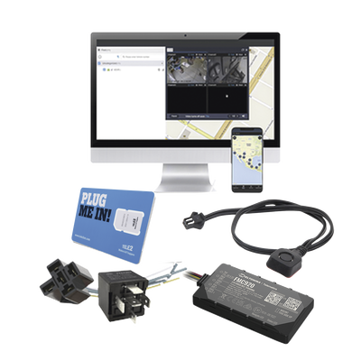 KIT de Localizador 4G LTE, SIM SIM30M2M, VOUCHER POR 1 Mes, Plataforma Por 1 Mes, Relevador y Botón de Pánico. | FMC920KIT