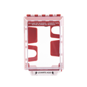 Cubierta Universal Transparente, de Bajo Perfil, con Espaciador, Texto de Incendio en Español, Notificación Audible y Visible | STI-14220FR-ES